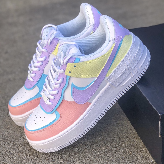 Elevate Your Style with the Air Force 1 Shadow Pastel Custom