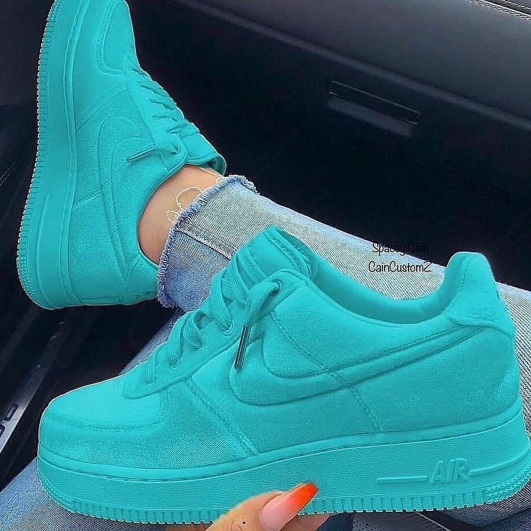 Custom Air Force 1 Light Blue
