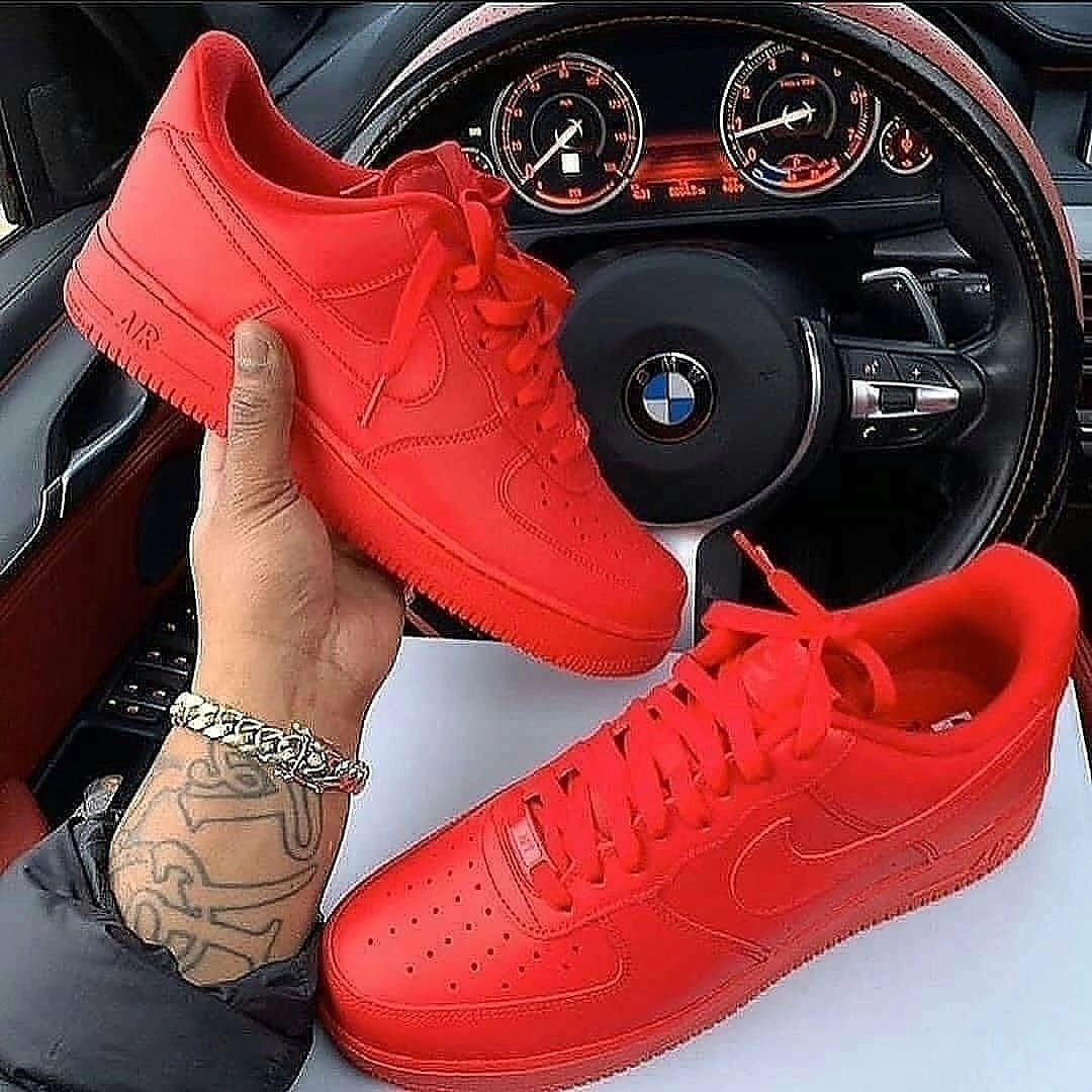 Custom Air Force 1 All Red
