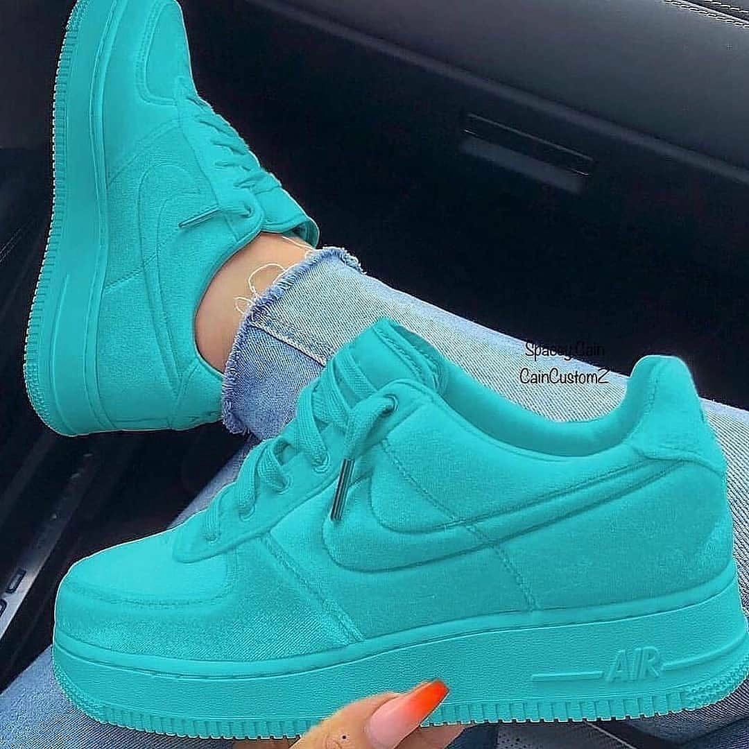 Custom Air Force 1 Lgiht Blue