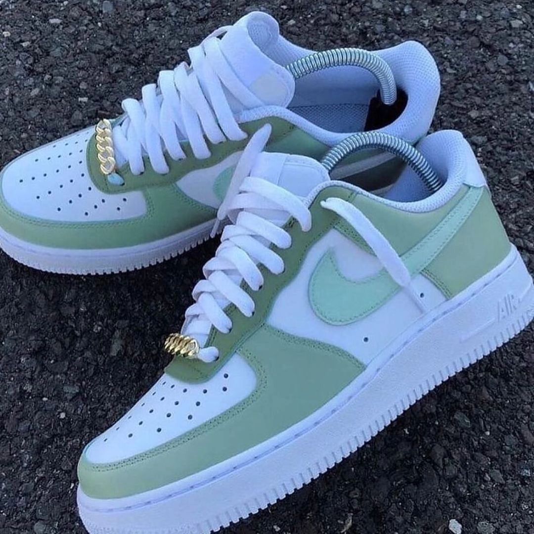 Custom Air Force 1 Mint Green