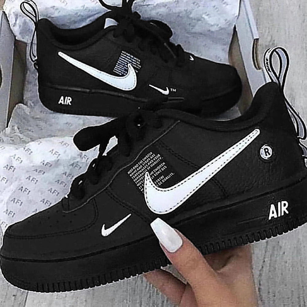 Custom Air Force 1 White Black