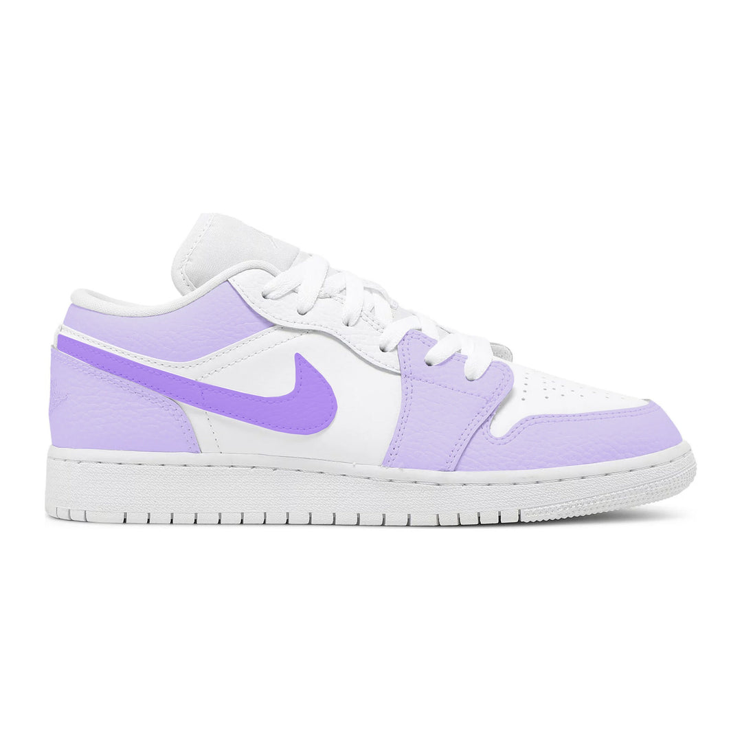 Custom Air Jordan 1 Light Dark Purple Low