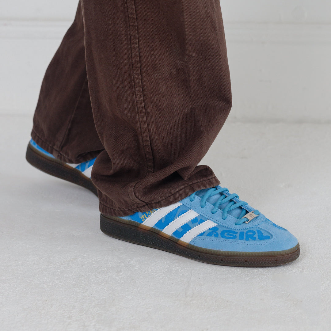 Custom Adidas Blue White Font