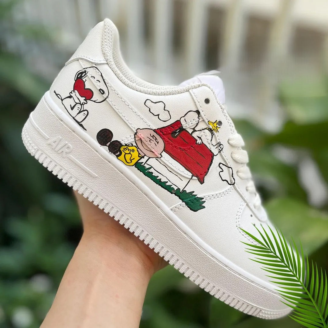 Custom Air Force 1 Snoopy Cartoon