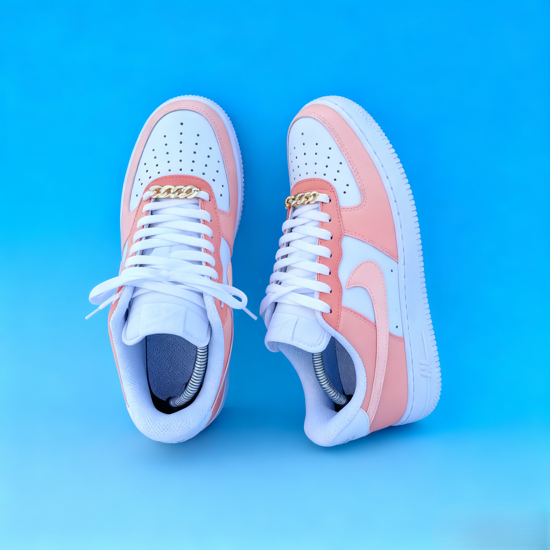 Custom Air Force 1 Pink White