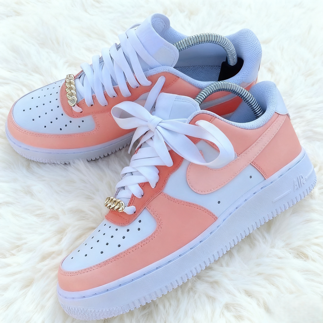 Custom Air Force 1 Pink White