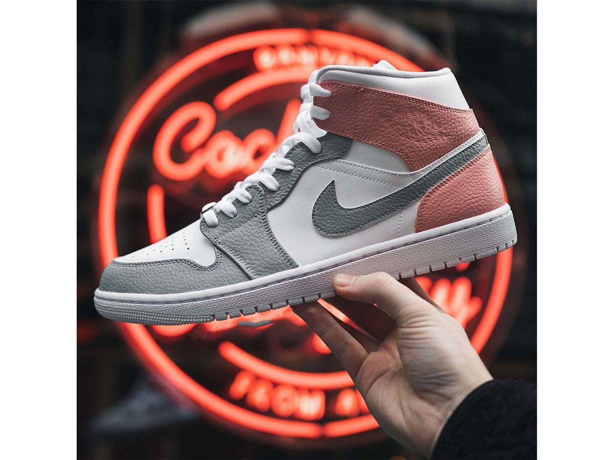 Gray Brown Air Jordan 1 Custom – Lilaccustom