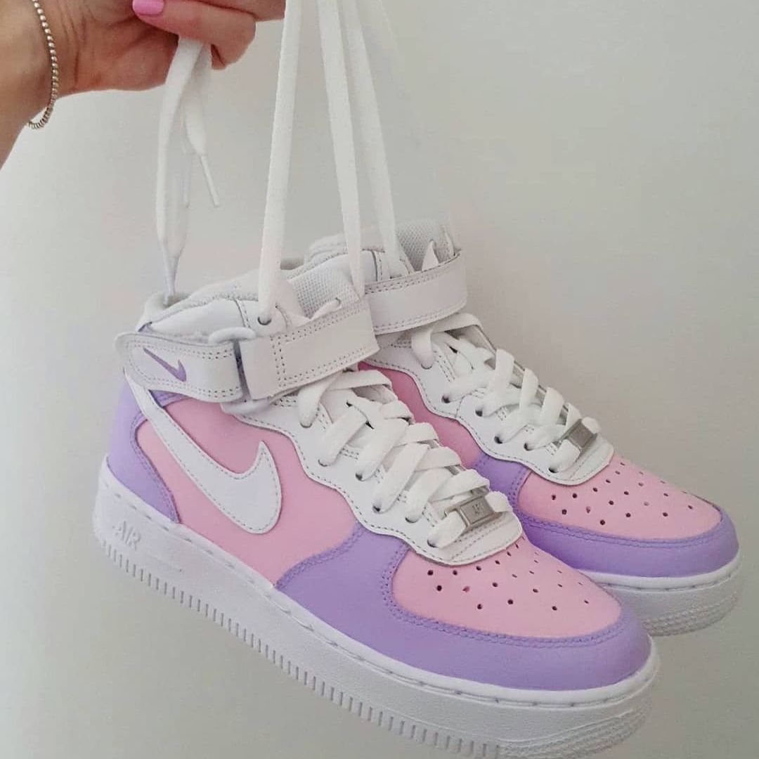 Purple Pink Air Force One Custom