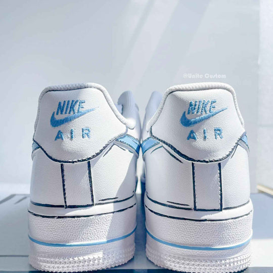 Custom Air Force 1 Catoons Blue