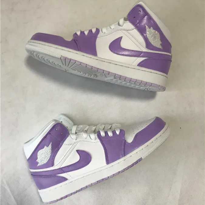 Purple Air Jordan 1 Low Custom Lilaccustom