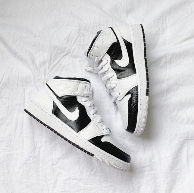 Custom Air Jordan 1 White Black