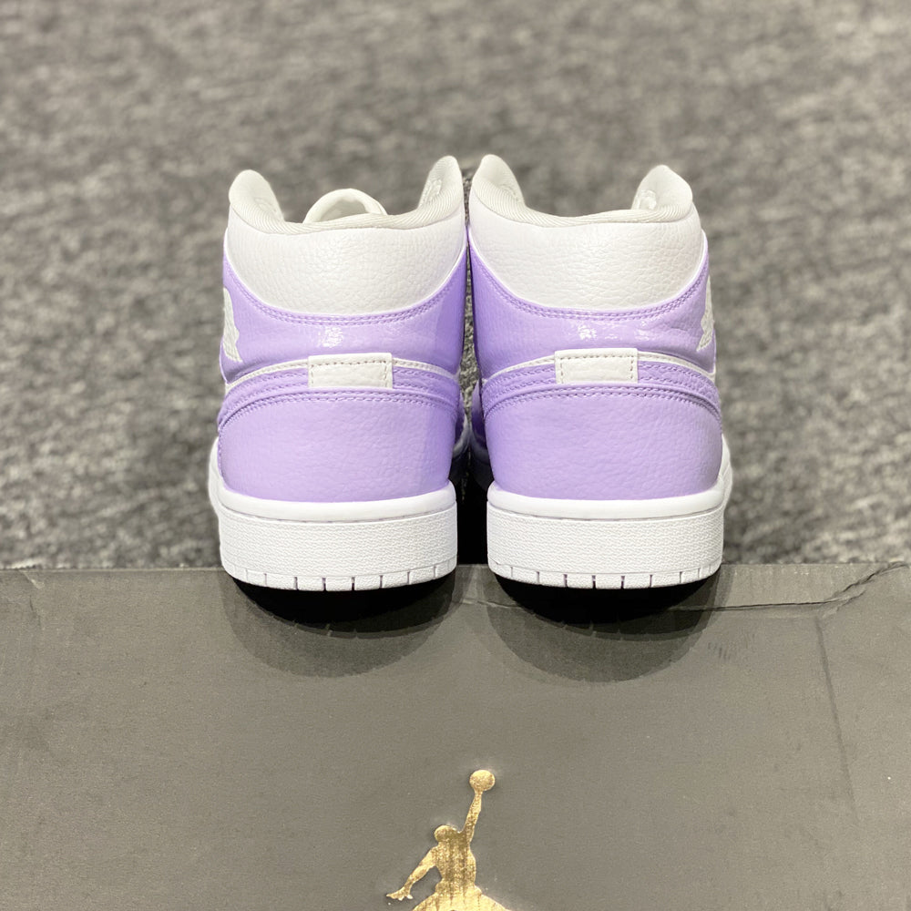 Custom Air Jordan 1 Purple And White