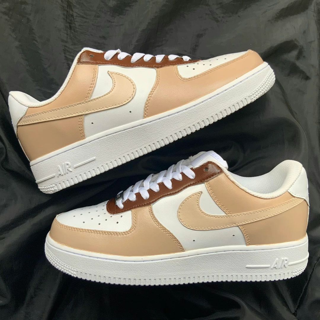 Custom Air Force 1 Khaki Brown