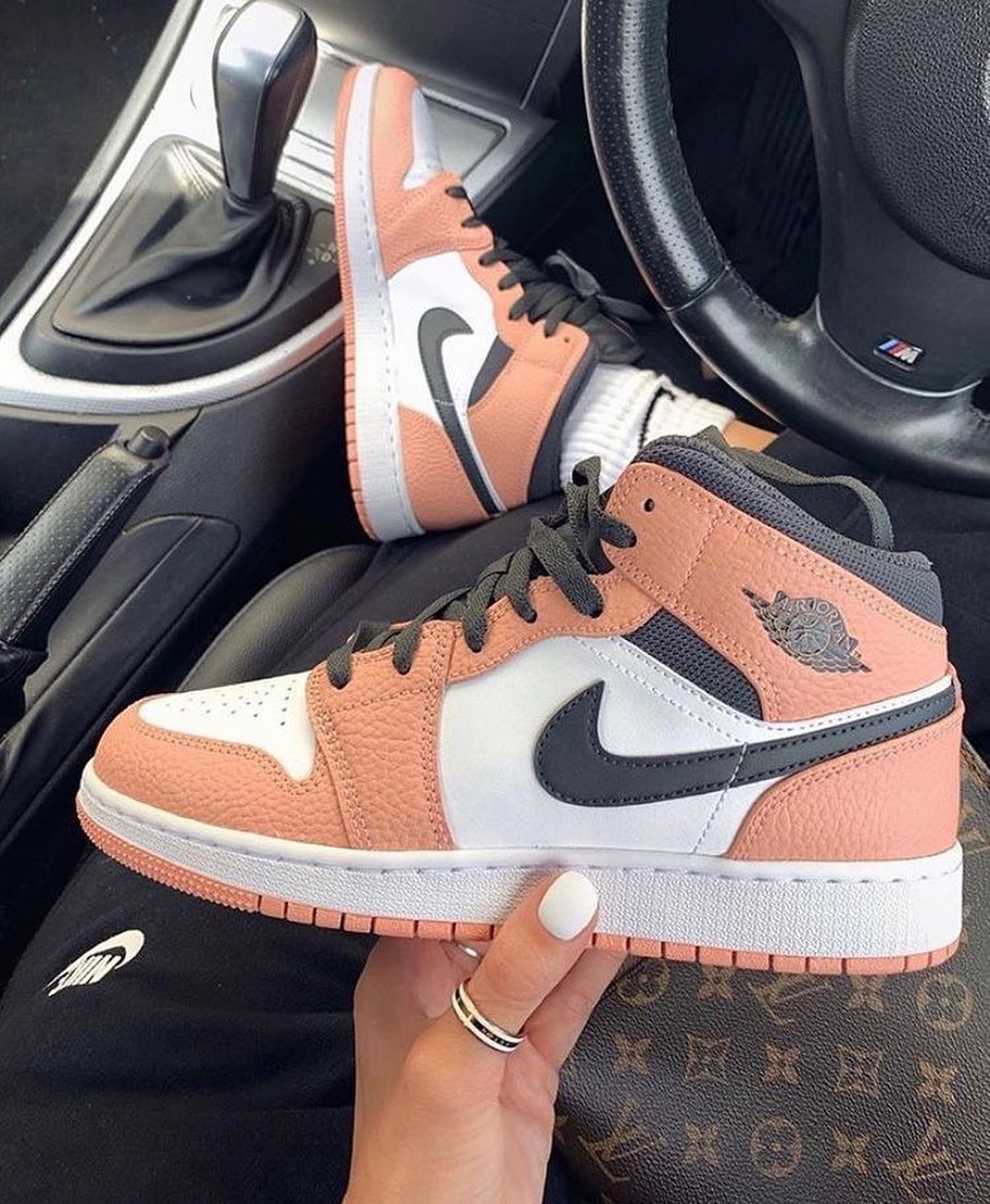 Custom Air Jordan 1 Orange Black White