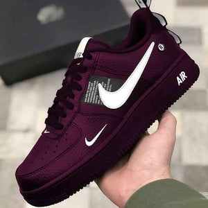 Custom Air Force 1 Purple Black