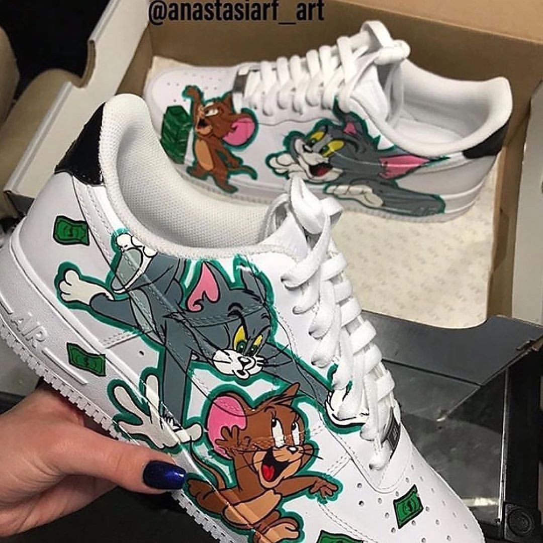 Custom Air Force 1 Cartoon Cat Mouse