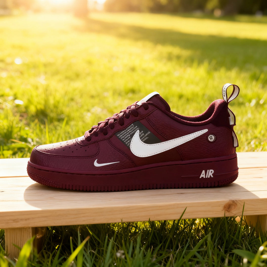 Custom Air Force 1 White Font Pure Purple