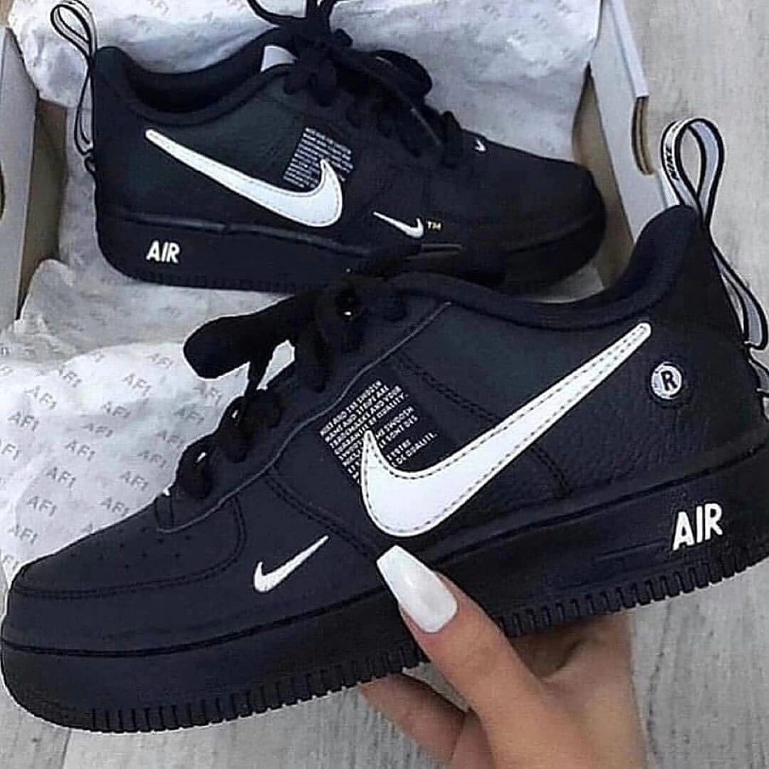Custom Air Force 1 White Black