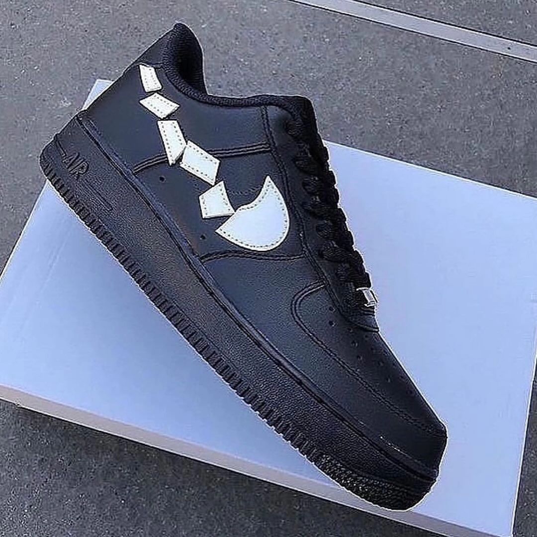 Custom Air Force 1 Broken Swoosh