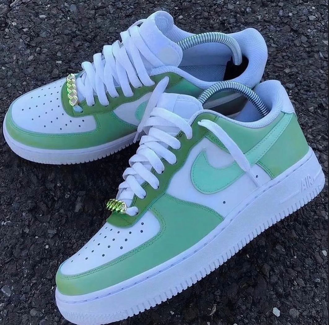 Custom Air Force 1 Mint Green
