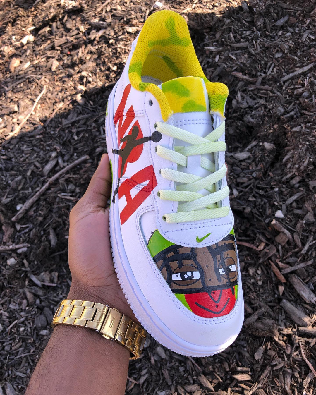 Hand Painted Custom Cartoon Air Force 1 Sneakers