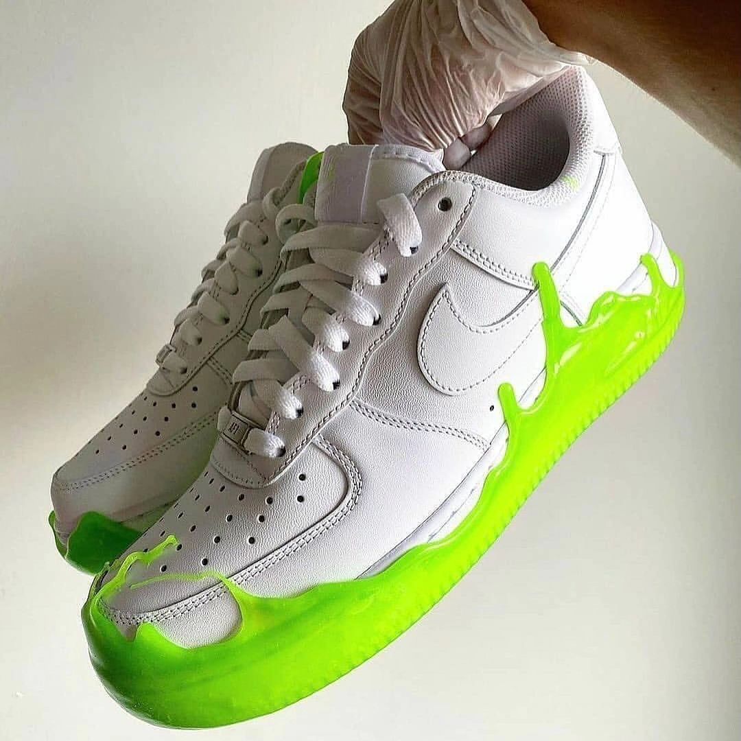 Custom Air Force 1 Green Venom