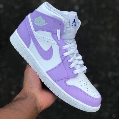 Custom Air Jordan 1 Purple White