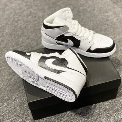 Custom Air Jordan 1 White And Black