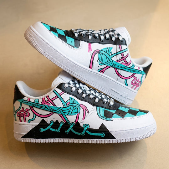 Hand Painted Graffiti Custom Air Force 1 Sneakers