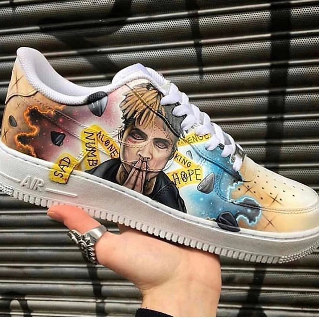 Custom Air Force 1 Cartoon Character Yellow