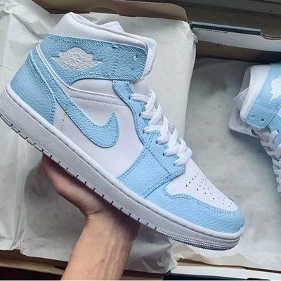 Custom Air Jordan 1 Blue White