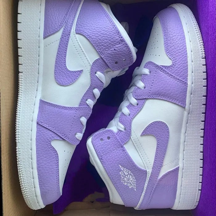 Custom Air Jordan 1 Purple White