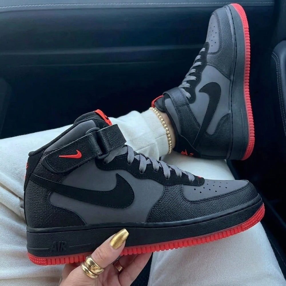 Custom Air Force 1 Black Gray