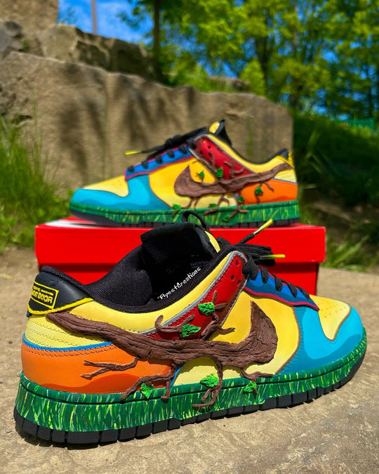 Hand Painted KND Themed Custom Sneakers