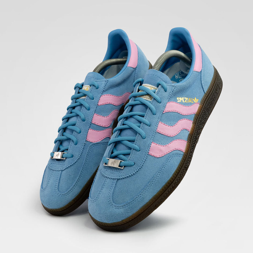 Custom Adidas Blue Pink