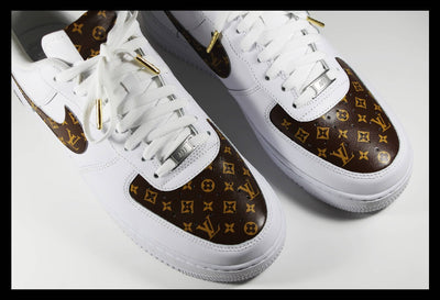 CUSTOM AIR FORCE 1 BROWN LV