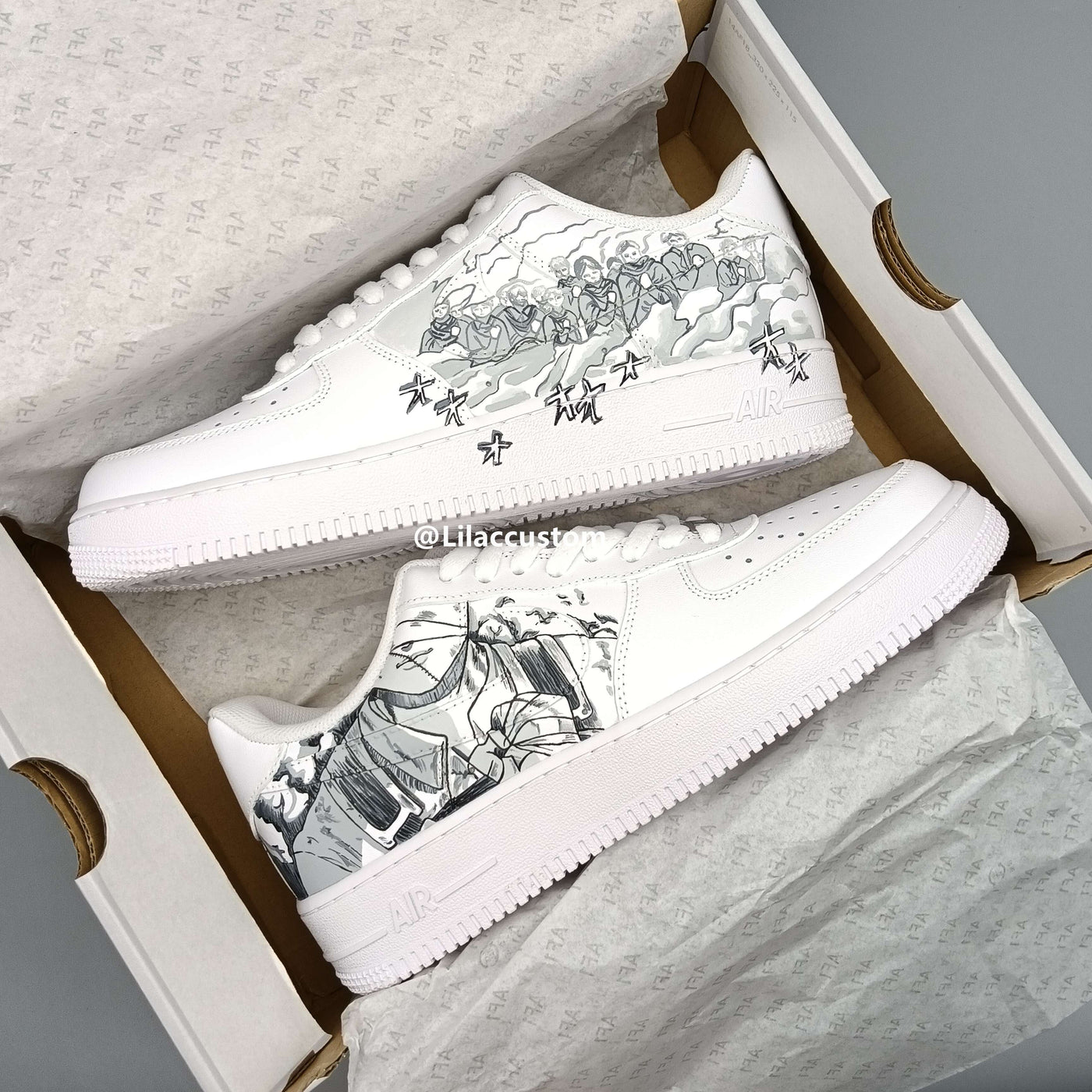 Nike Air Force 1  Anime Characters Custom