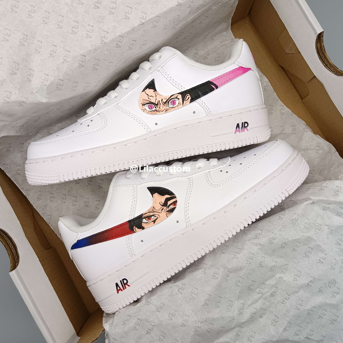 Nike Air Force 1 Anime Eyes Custom