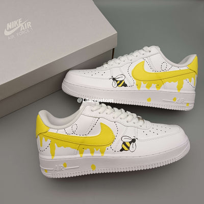 Nike Air Force 1 Yellow Bee Custom