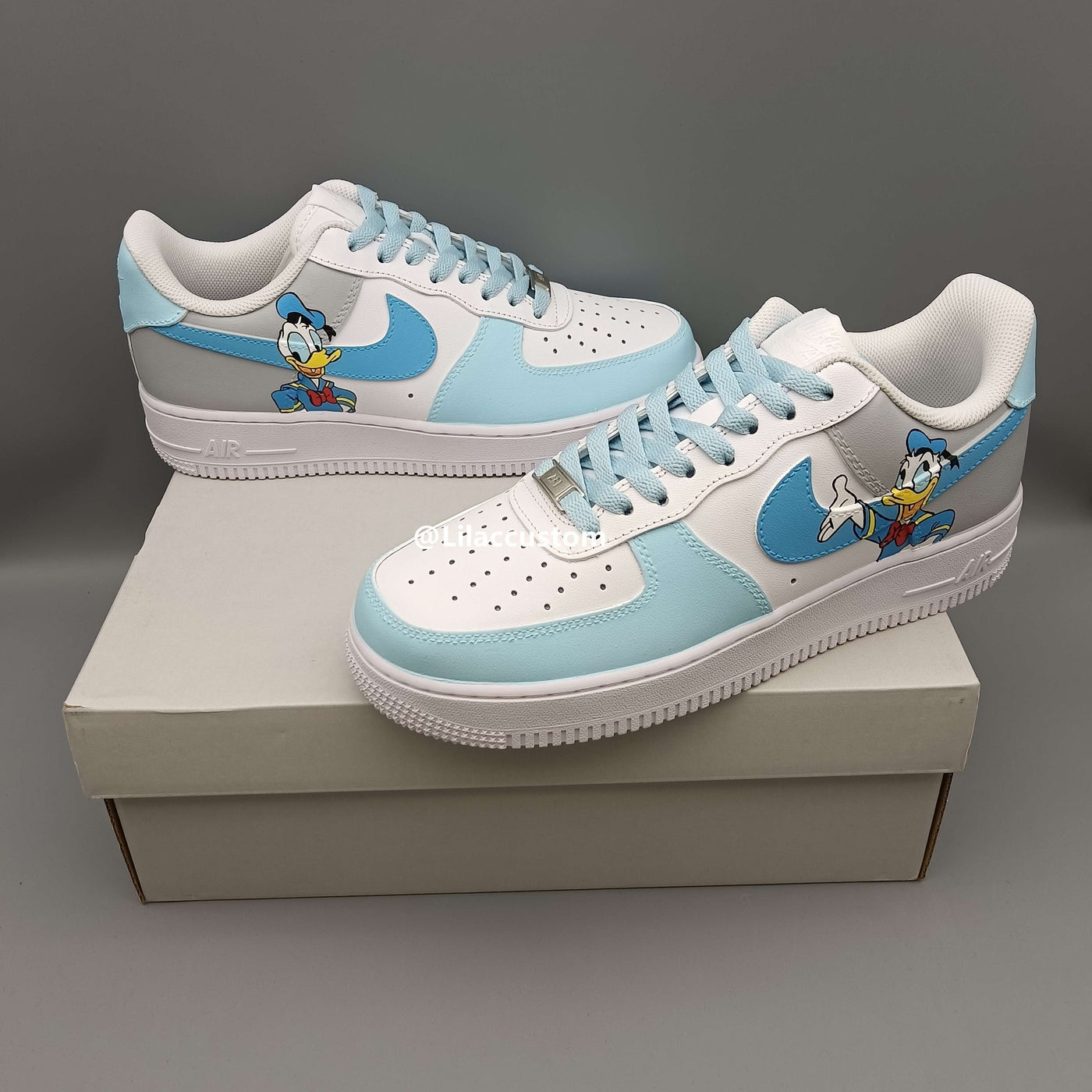 Nike Air Force 1 Character Duck Blue Custom