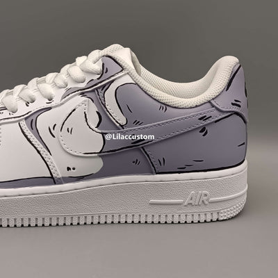 Nike Air Force 1 Cartoon Gray White Custom