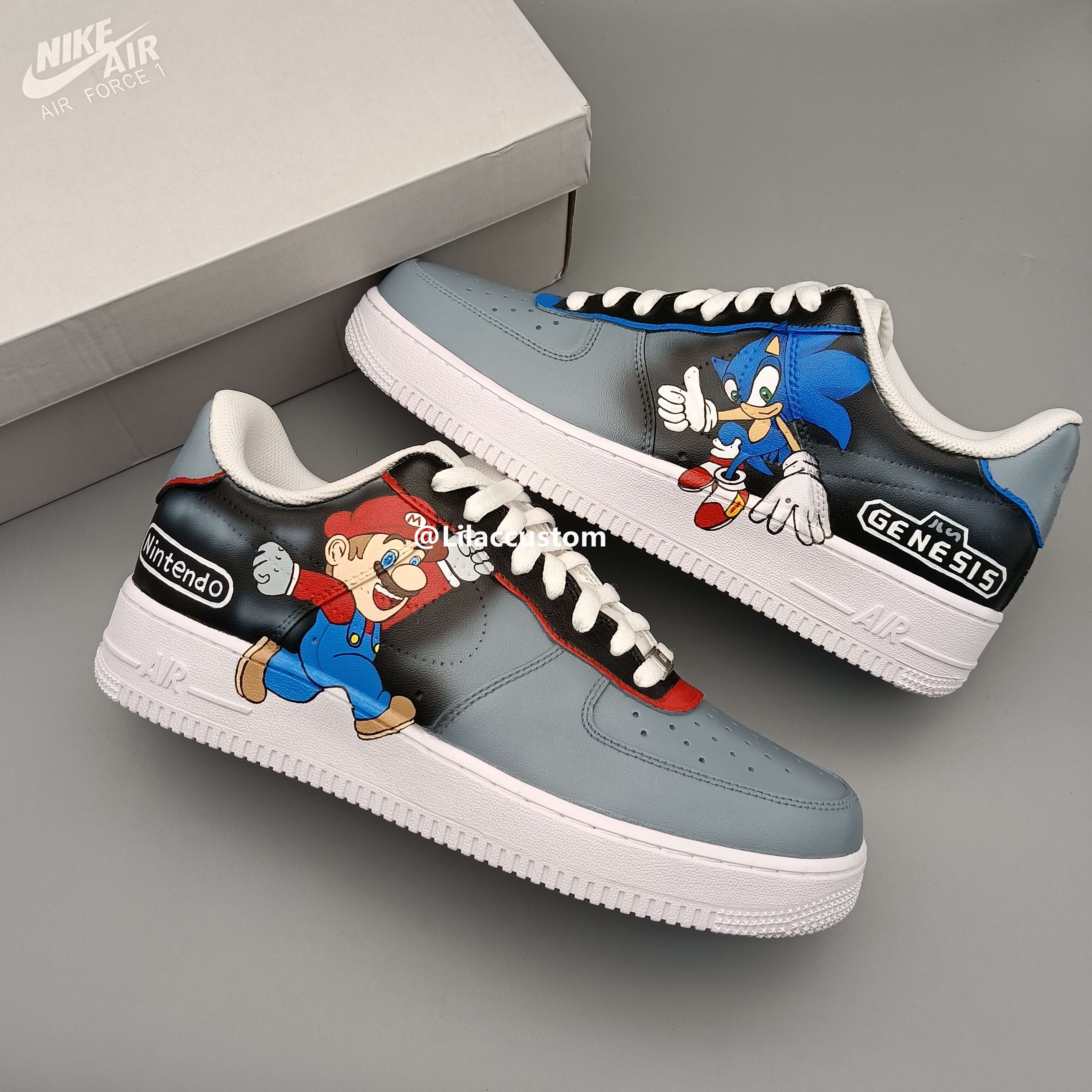 Nike Air Force 1 Anime Character Custom â Lilaccustom