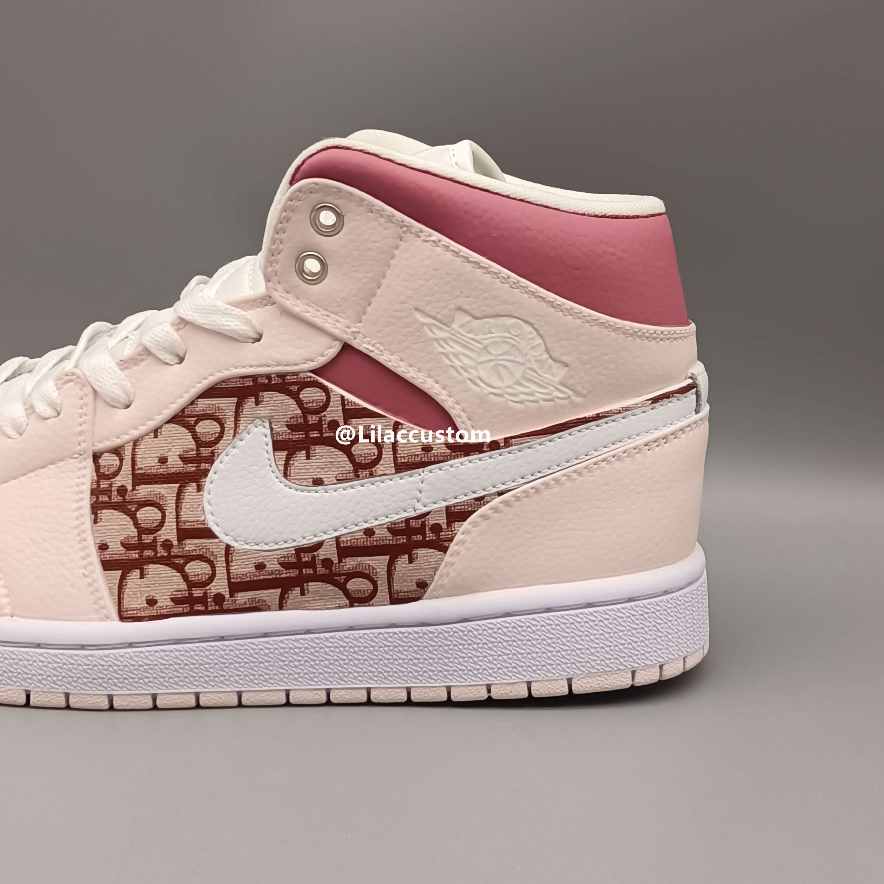 Nike Air Jordan 1 Pink Custom