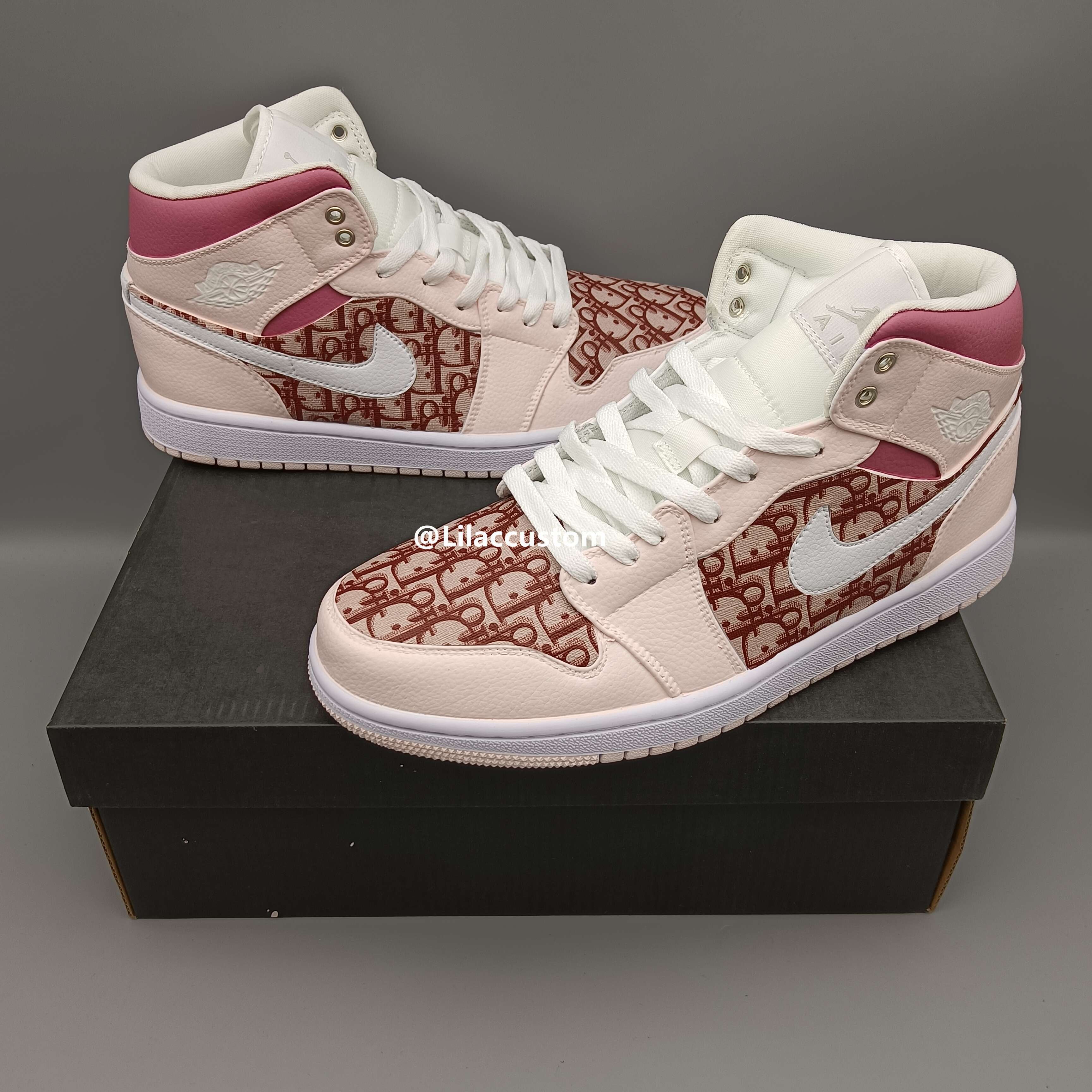 Nike Air Jordan 1 Pink Custom