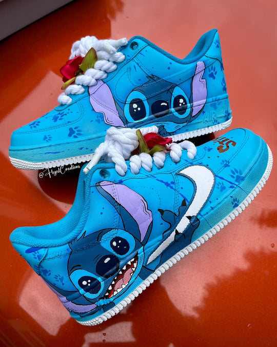 Hand Painted Stitch Custom Air Force 1 Sneakers