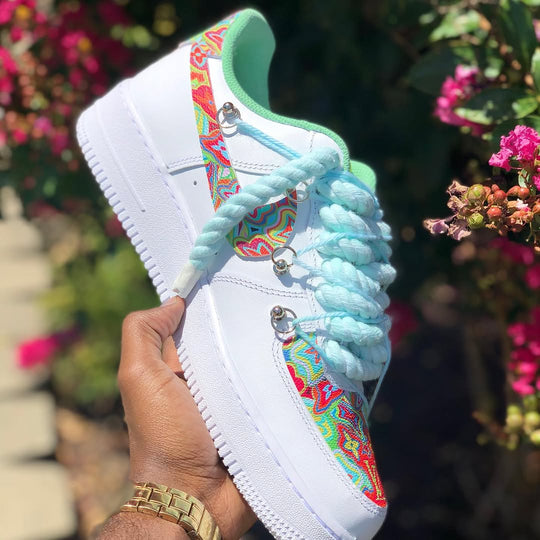 Hand Painted Custom Air Force 1 Colorful Sneakers
