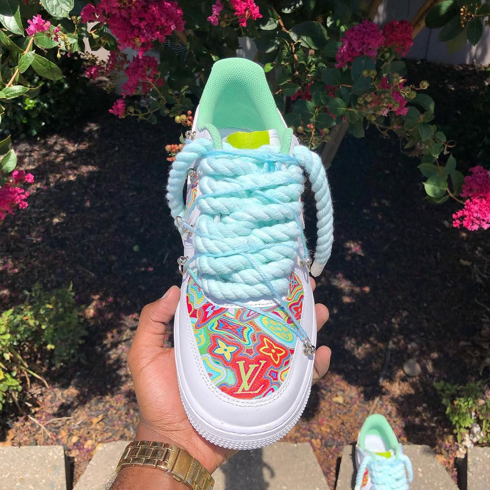 Hand Painted Custom Air Force 1 Colorful Sneakers