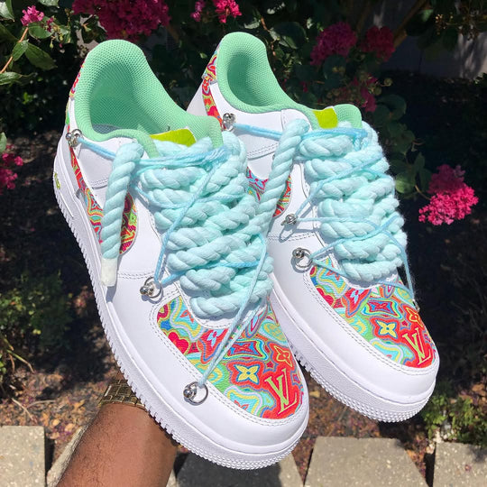 Hand Painted Custom Air Force 1 Colorful Sneakers