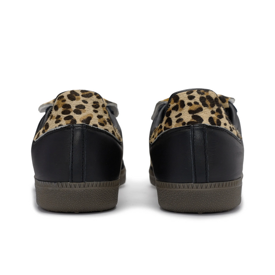 Adidas Samba - Custom GAT Shoes Black Leopard Print